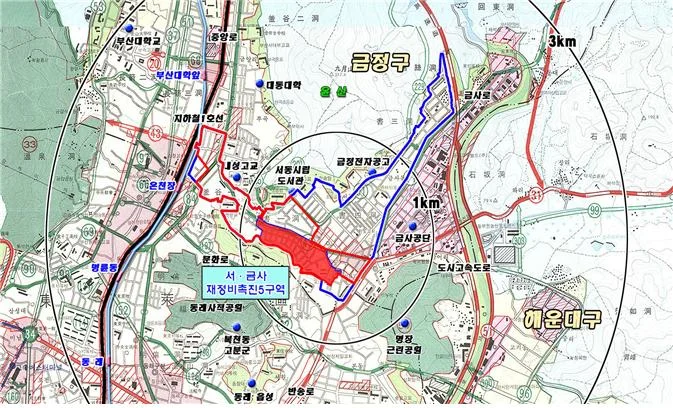 서금사재정비촉진5구역 재개발 부산 이미지 (부산광역시 제공)