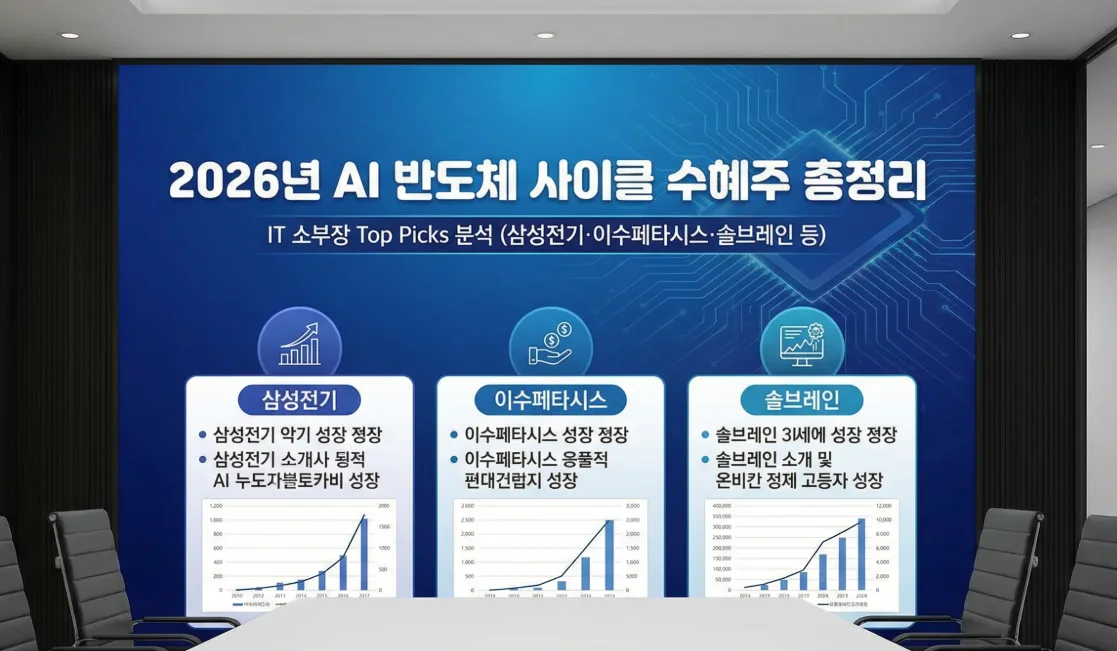 AI 반도체 테마주 완벽 분석 — 핵심 종목·수혜 이유·투자 전략 2026