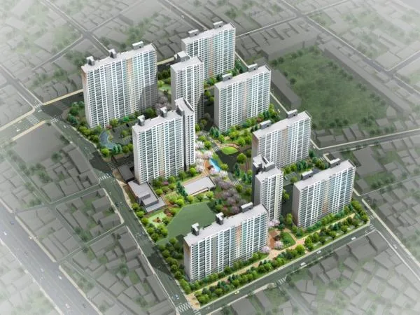 익산평화 주거환경개선사업지구 공공분양주택 단지 사진