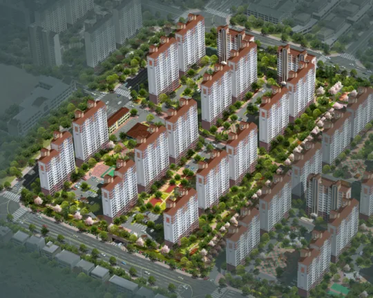 평택청북 사랑으로 부영 2차 아파트 우선분양 전환 후 잔여세대 단지 사진