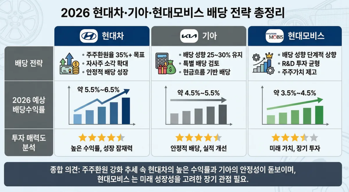현대모비스 배당 분석 — 2026 투자 포인트