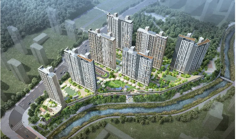 계룡대실지구 2블록 공공분양주택 단지 사진