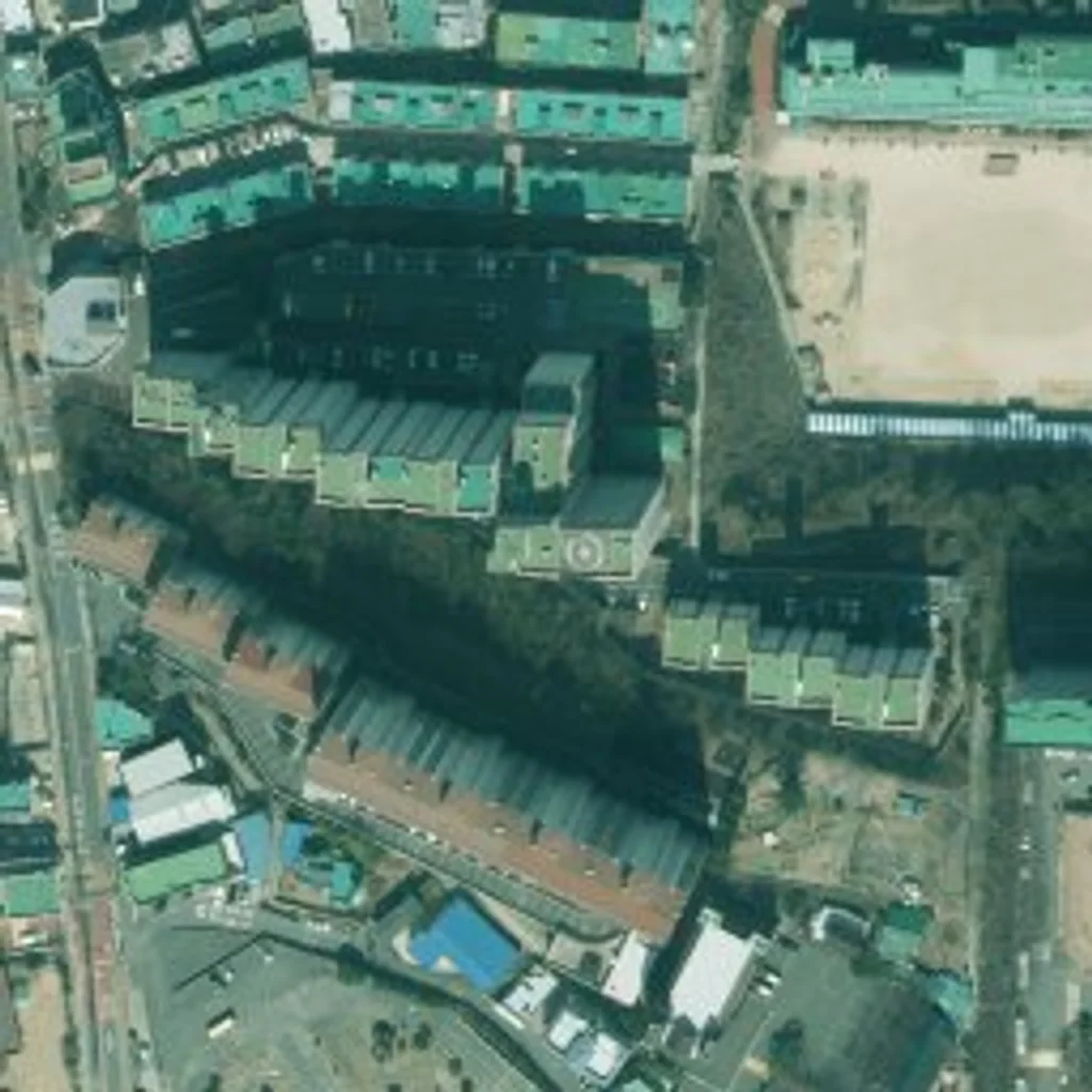 유림노르웨이숲비치 부산 위성사진