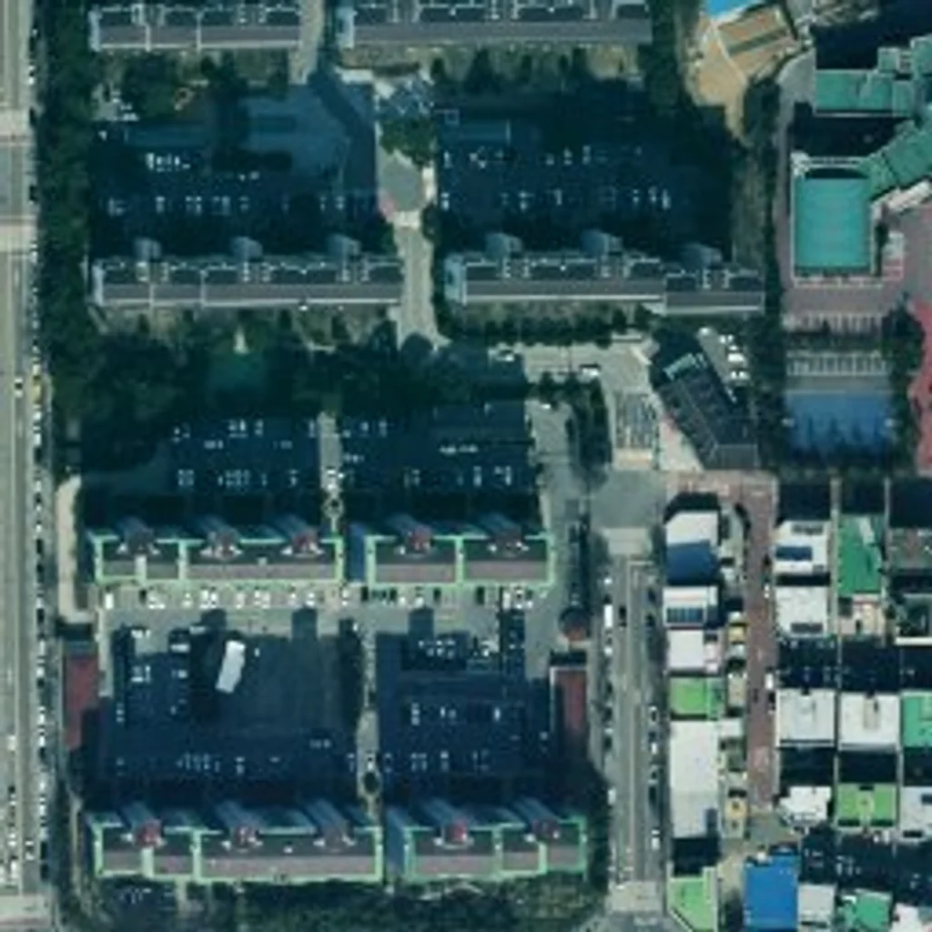 북오산자이 드포레 경기 위성사진