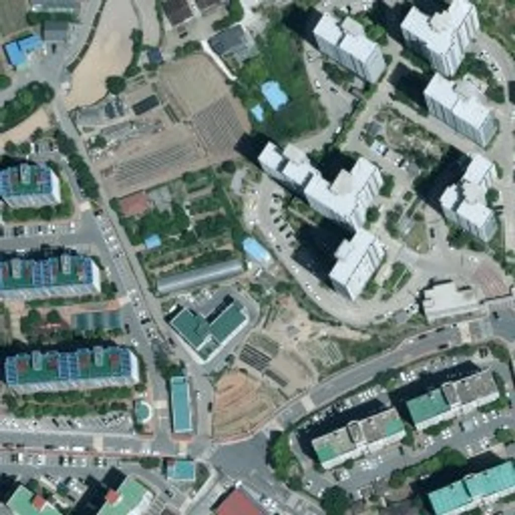 구교주공 전남 위성사진