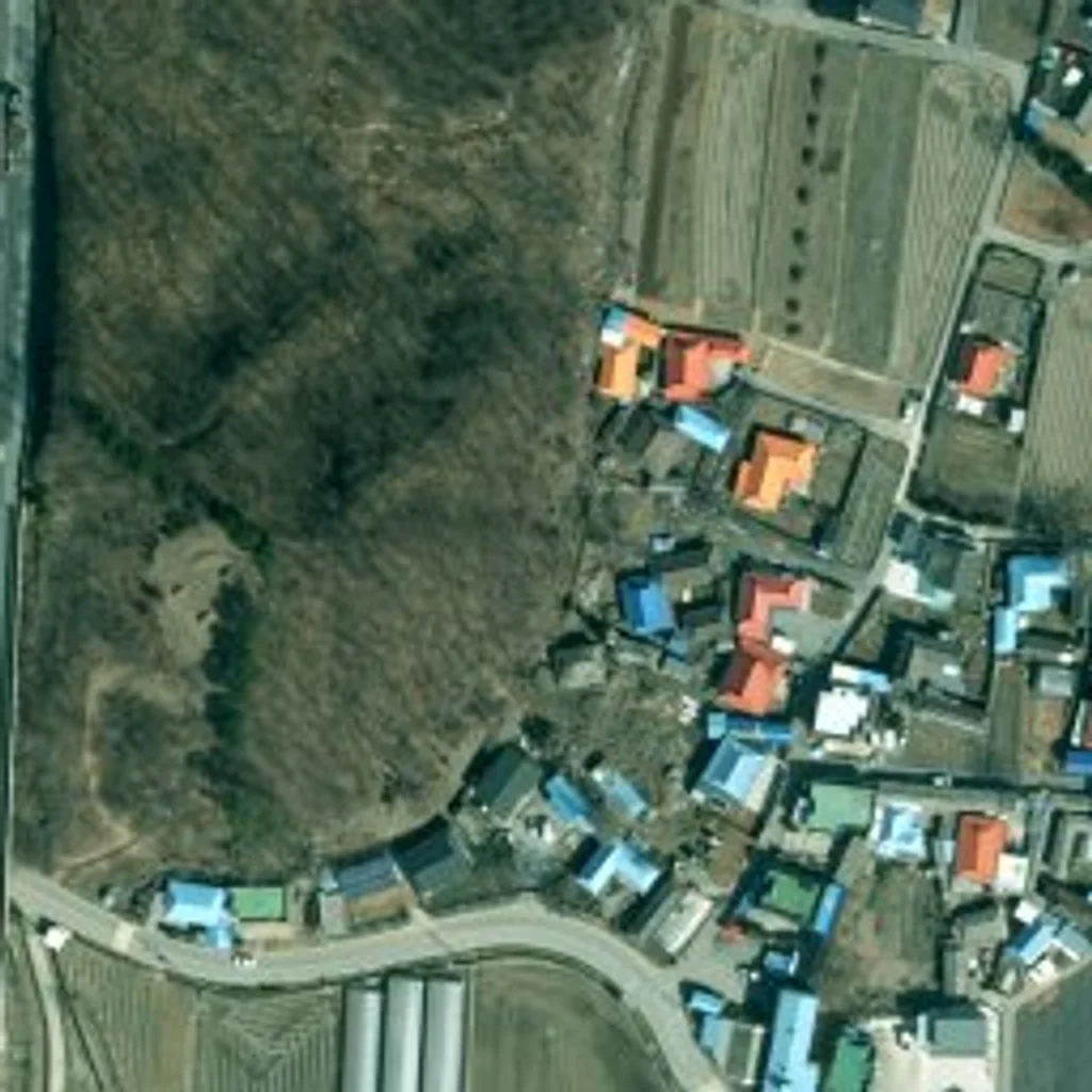 은행마을 충남 위성사진