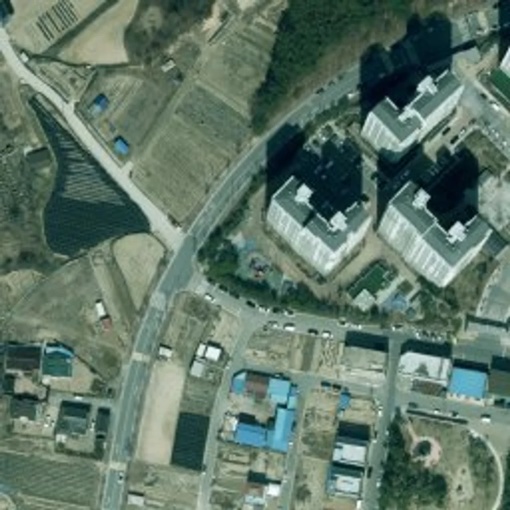 낙원아파트 충남 위성사진