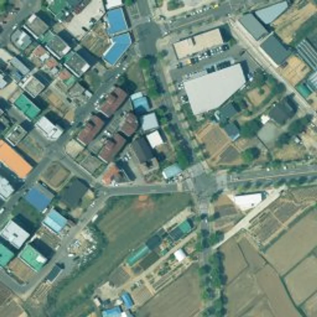 왜관한양수자인 경북 위성사진